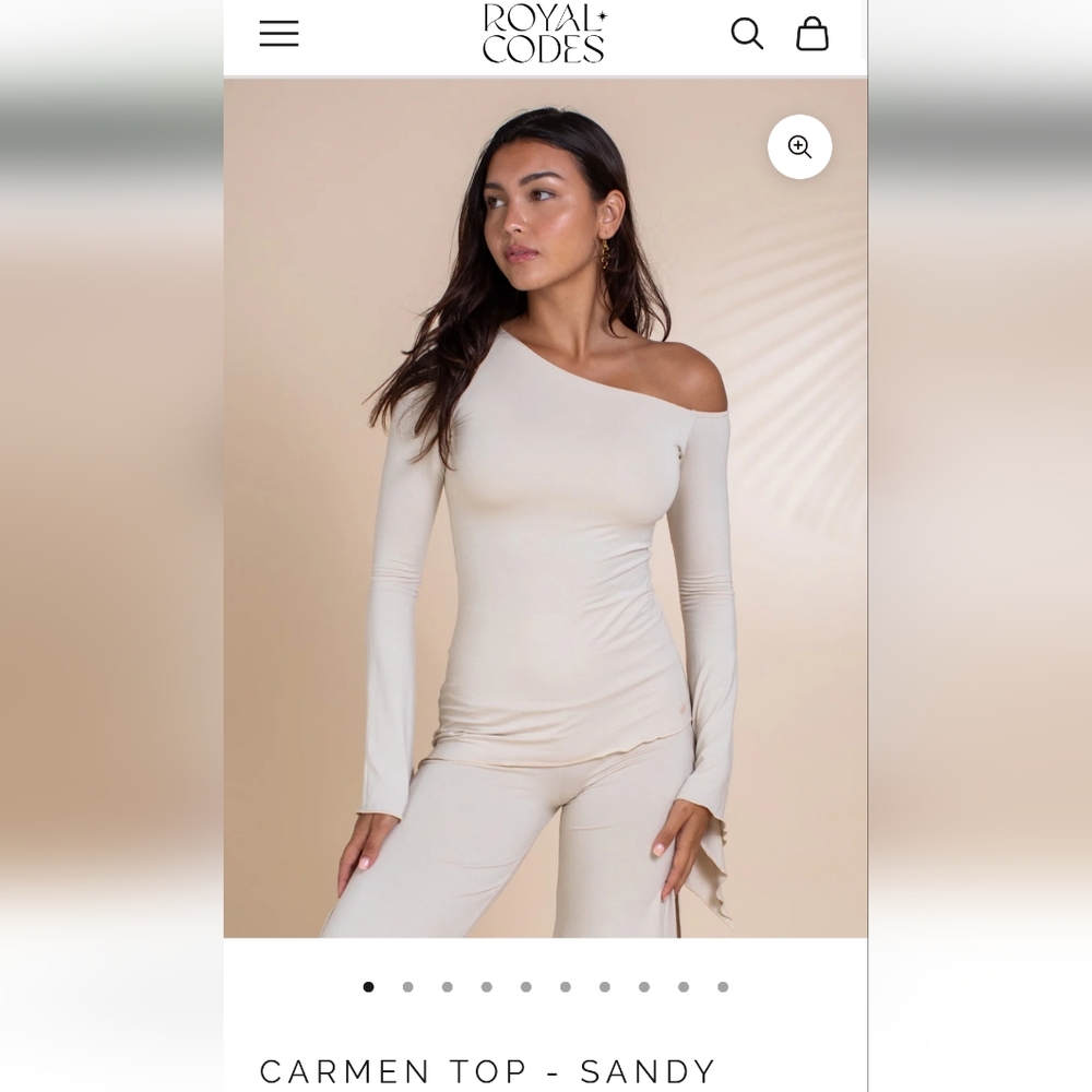 Carmen Top Sandy Pearl